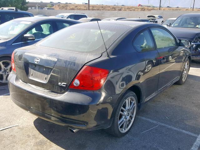 JTKDE177470204508 - 2007 TOYOTA SCION TC შავი ფოტო 4