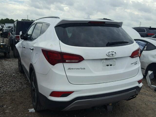 5XYZW4LA2HG424576 - 2017 HYUNDAI SANTA FE S WHITE photo 3