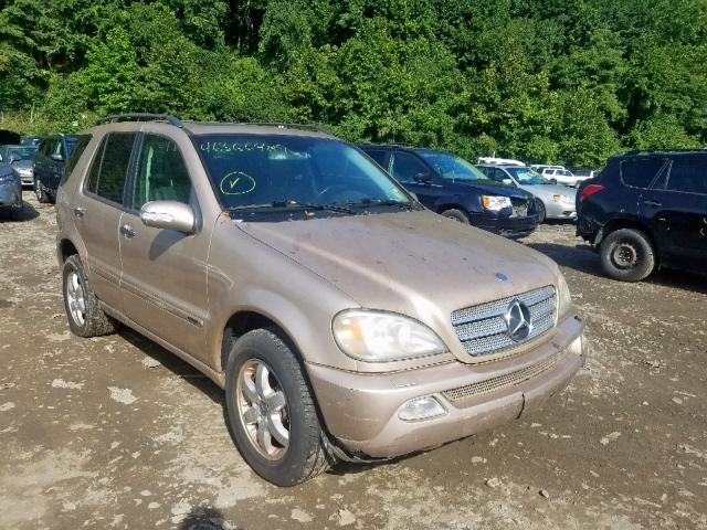 4JGAB75EX3A436022 - 2003 MERCEDES-BENZ ML 500 TAN photo 1