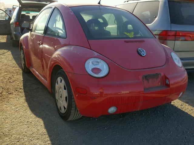 3VWCC21C5YM455991 - 2000 VOLKSWAGEN NEW BEETLE 红色 照片 3