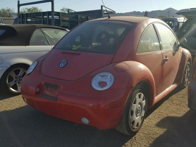 3VWCC21C5YM455991 - 2000 VOLKSWAGEN NEW BEETLE 红色 照片 4