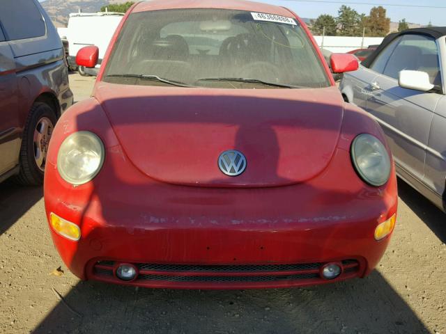 3VWCC21C5YM455991 - 2000 VOLKSWAGEN NEW BEETLE 红色 照片 9