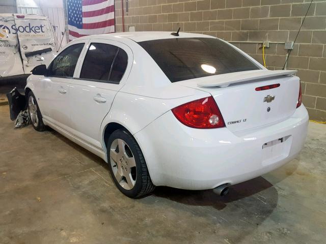 1G1AT58HX97251978 - 2009 CHEVROLET COBALT LT WHITE photo 3