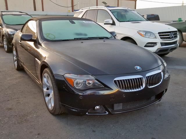 WBAEK13476CN75186 - 2006 BMW 650 I BLACK photo 1