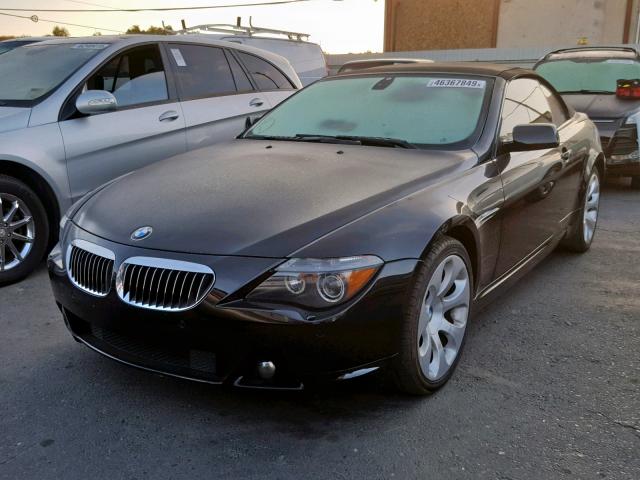 WBAEK13476CN75186 - 2006 BMW 650 I BLACK photo 2