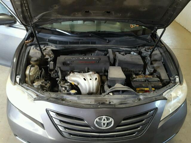 4T4BE46K17R006792 - 2007 TOYOTA CAMRY NEW GRAY photo 7