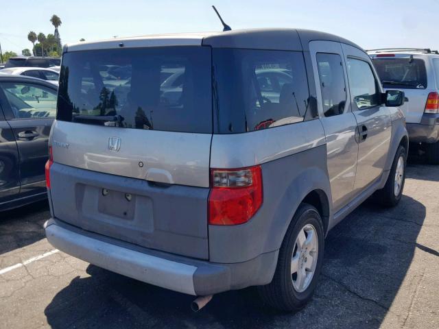 5J6YH18553L022252 - 2003 HONDA ELEMENT EX SILVER photo 4