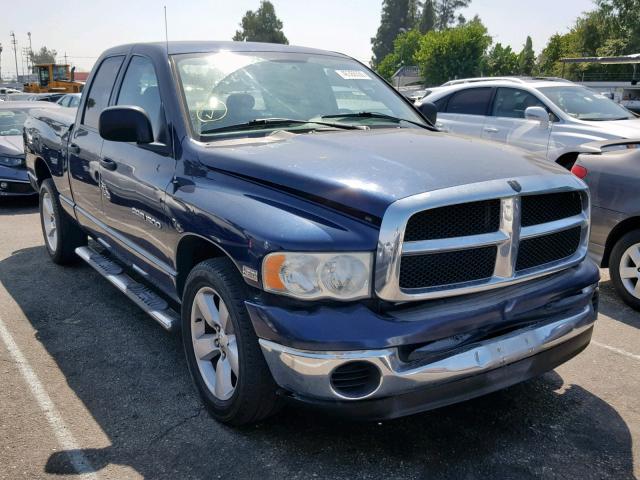 1D7HA18D35S162056 - 2005 DODGE RAM 1500 S BLUE photo 1