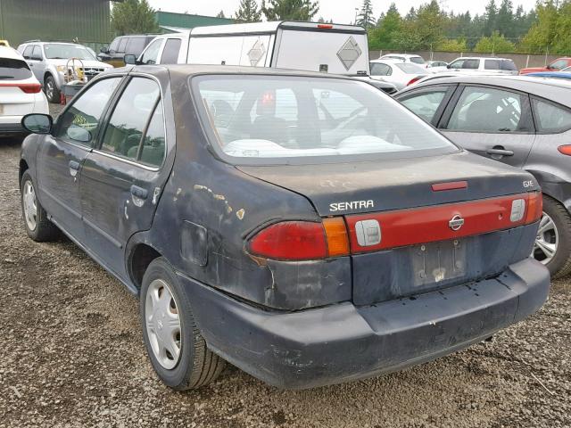 1N4AB41D9WC711961 - 1998 NISSAN SENTRA E BLACK photo 3