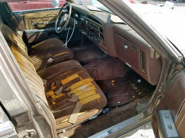 1G3AN69YXEX380707 - 1984 OLDSMOBILE DELTA 88 R BROWN photo 5