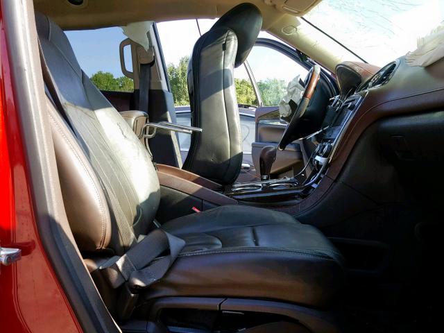 5GAKRCKD0DJ186768 - 2013 BUICK ENCLAVE RED photo 5