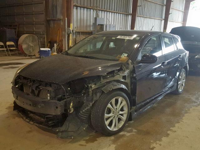 JM1BL1K65B1427727 - 2011 MAZDA 3 S BLACK photo 2