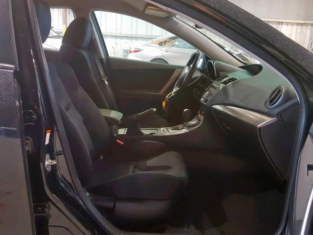 JM1BL1K65B1427727 - 2011 MAZDA 3 S BLACK photo 5