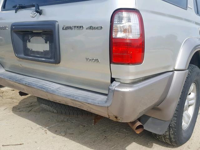 JT3HN87R619048269 - 2001 TOYOTA 4RUNNER LI GRAY photo 9