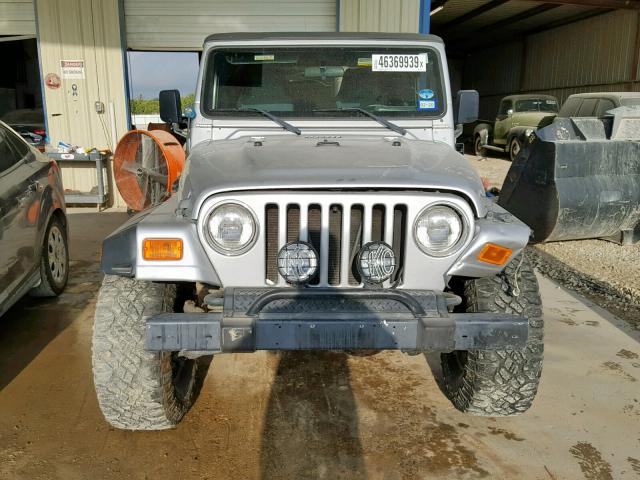 1J4FA39S46P721767 - 2006 JEEP WRANGLER X SILVER photo 9