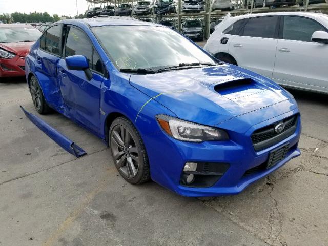 JF1VA1J69G9805180 - 2016 SUBARU WRX LIMITE BLUE photo 1