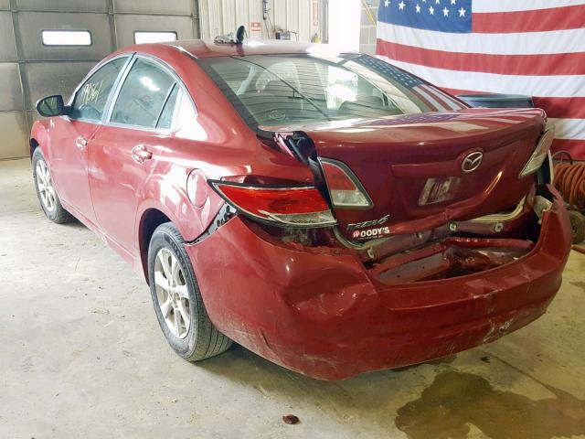 1YVHZ8BH5A5M04033 - 2010 MAZDA 6 I RED photo 3