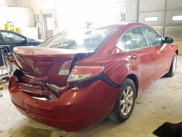 1YVHZ8BH5A5M04033 - 2010 MAZDA 6 I RED photo 4