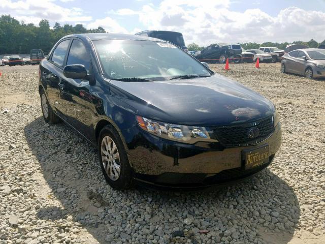 KNAFU4A20C5552138 - 2012 KIA FORTE EX BLACK photo 1