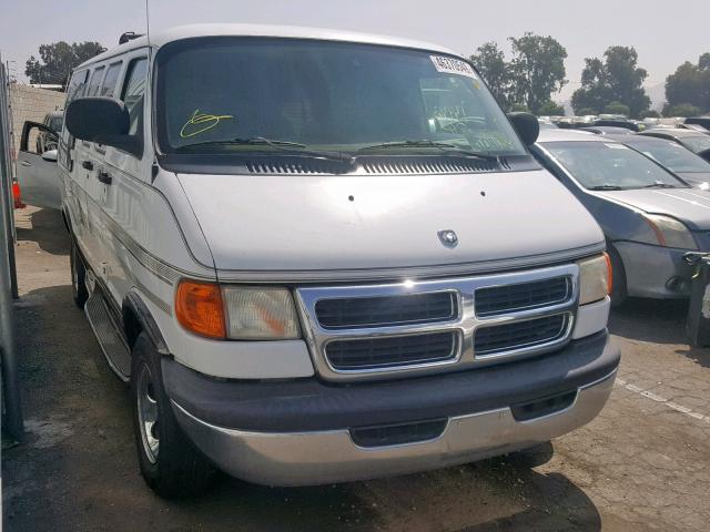 2B6HB11Y0YK139762 - 2000 DODGE RAM VAN B1 WHITE photo 1