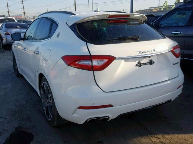 ZN661XUS9HX225014 - 2017 MASERATI LEVANTE SP WHITE photo 3