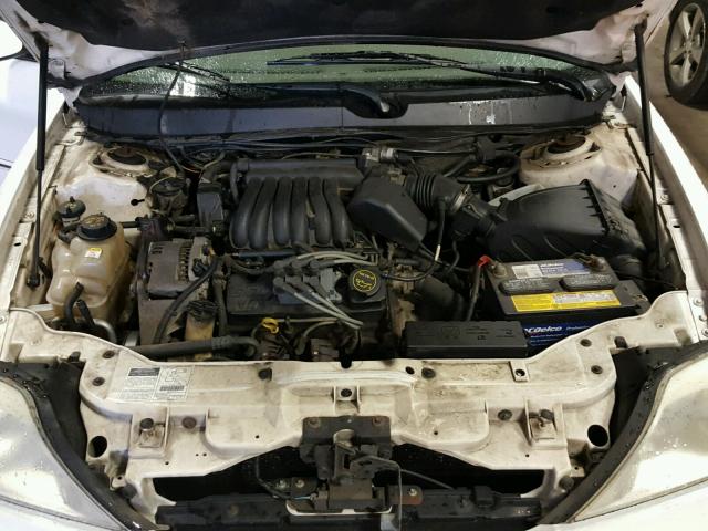 1MEFM50U41G623904 - 2001 MERCURY SABLE GS WHITE photo 7