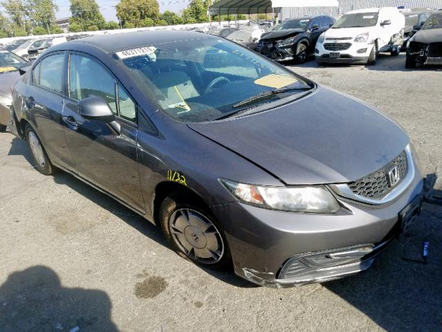 2HGFB2F60DH536266 - 2013 HONDA CIVIC HF GRAY photo 1