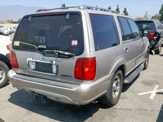 5LMEU27R61LJ27385 - 2001 LINCOLN NAVIGATOR BEIGE photo 4