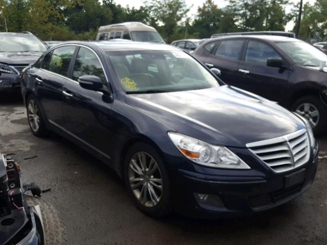 KMHGC4DF1BU126242 - 2011 HYUNDAI GENESIS 4. BLUE photo 1