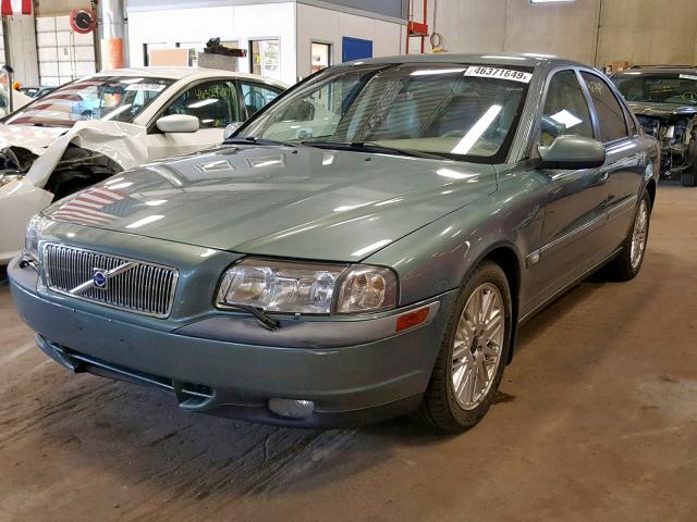 YV1TS92DX21256522 - 2002 VOLVO S80 BLUE photo 2