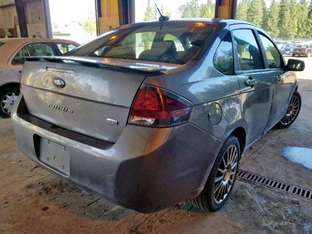 1FAHP3GN5AW204217 - 2010 FORD FOCUS SES GRAY photo 4