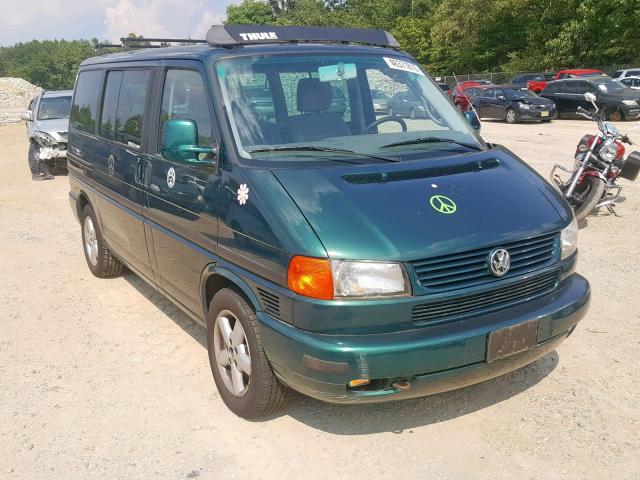 WV2MB47042H084595 - 2002 VOLKSWAGEN EUROVAN MV GREEN photo 1