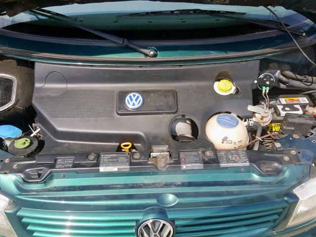 WV2MB47042H084595 - 2002 VOLKSWAGEN EUROVAN MV GREEN photo 7