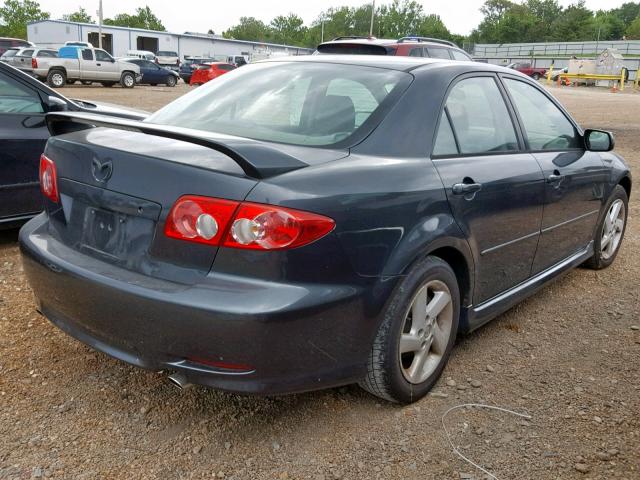 1YVFP80D335M54669 - 2003 MAZDA 6 S BLACK photo 4