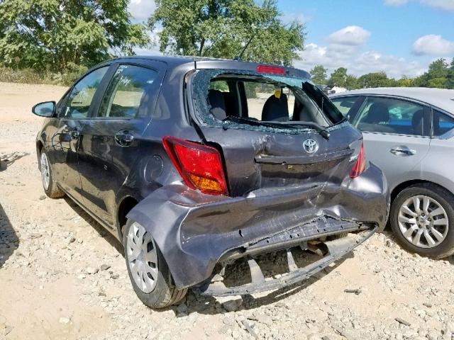 VNKKTUD39HA080407 - 2017 TOYOTA YARIS L GRAY photo 3