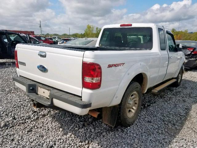 1FTYR14EX9PA14979 - 2009 FORD RANGER SUP WHITE photo 4