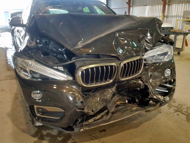 5UXKU0C59H0F99725 - 2017 BMW X6 SDRIVE3 GREEN photo 9