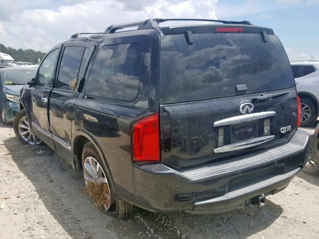 5N3AA08C05N813822 - 2005 INFINITI QX56 BLACK photo 3