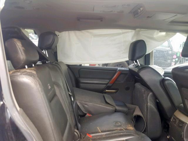 5N3AA08C05N813822 - 2005 INFINITI QX56 BLACK photo 6