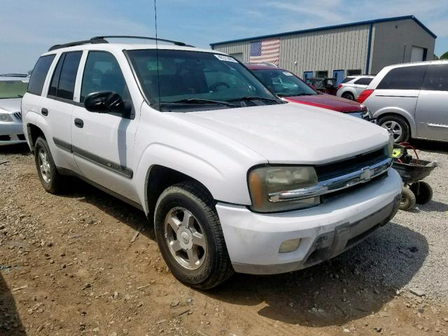 1GNDT13S822167345 - 2002 CHEVROLET TRAILBLAZE WHITE photo 1