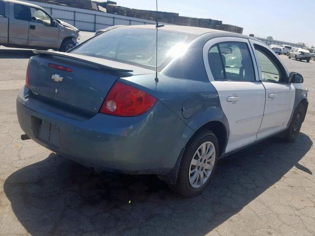 1G1AD5F54A7200311 - 2010 CHEVROLET COBALT 1LT TEAL photo 4