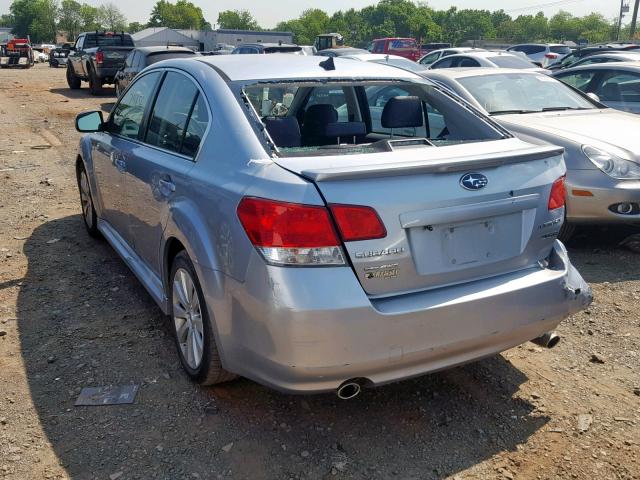 4S3BMDK66C2002558 - 2012 SUBARU LEGACY 3.6 SILVER photo 3