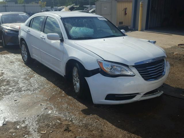 1C3CCBAB5CN273298 - 2012 CHRYSLER 200 LX WHITE photo 1