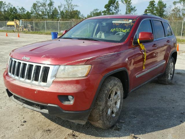 1J4RS4GG2BC574736 - 2011 JEEP GRAND CHER RED photo 2