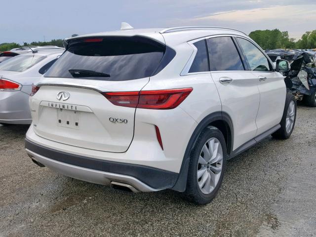 3PCAJ5M30KF114507 - 2019 INFINITI QX50 ESSEN WHITE photo 4