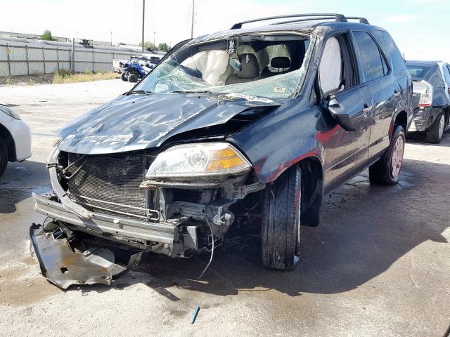 2HNYD18895H548745 - 2005 ACURA MDX TOURIN GRAY photo 2