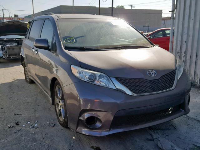 5TDXK3DC8FS600706 - 2015 TOYOTA SIENNA SPO GRAY photo 1