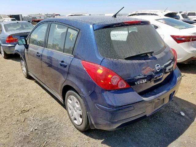 3N1BC1CP9CK806692 - 2012 NISSAN VERSA S BLUE photo 3