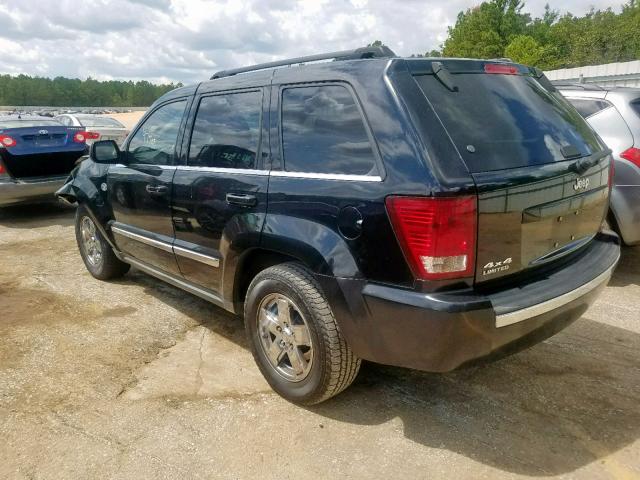 1J8HR58217C509396 - 2007 JEEP GRAND CHER BLACK photo 3