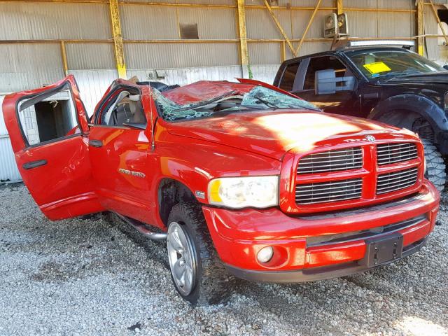 1D7HU18D74S564863 - 2004 DODGE RAM 1500 S RED photo 1